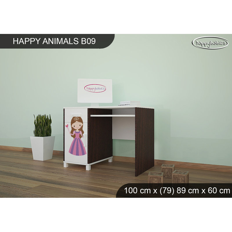 100cm Writing Desk, Chestnut