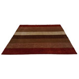 Canvello Hand Loom Modern All Over Indo Gabbeh Rug - 6'6'' X 7'10''