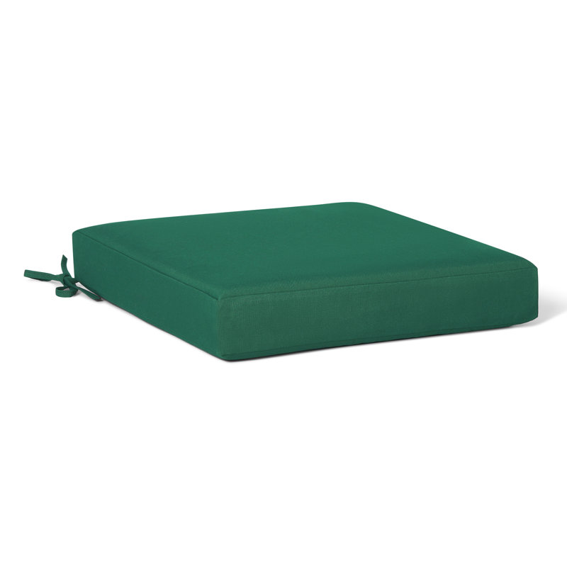 Forellen Outdoor 4'' Lounge Chair Seat Cushion, Green