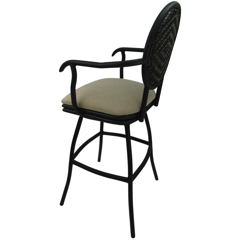 tabouret de bar pivotant intérieur/extérieur Queens Boulevard, Très haute (35" hauteur de siège)