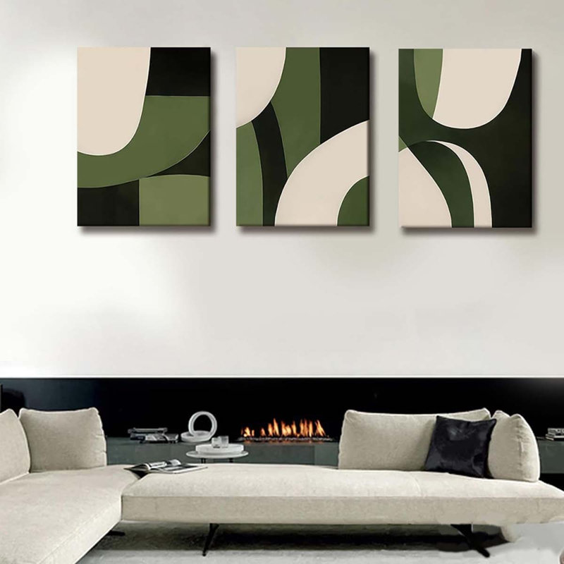 3 Piece Wrapped Canvas Print, 60 cm H x 40 cm W