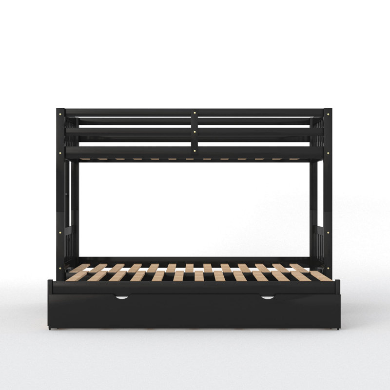 Emirarslan Twin Over Full Standard Bunk Bed with Trundle by Harriet Bee