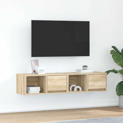 TV Cabinets 2 Pcs 80X31x25.5 Cm Engineered Wood