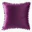 Pom Pom Velvet Tassels Pillow Cover-1055298605-1067332365