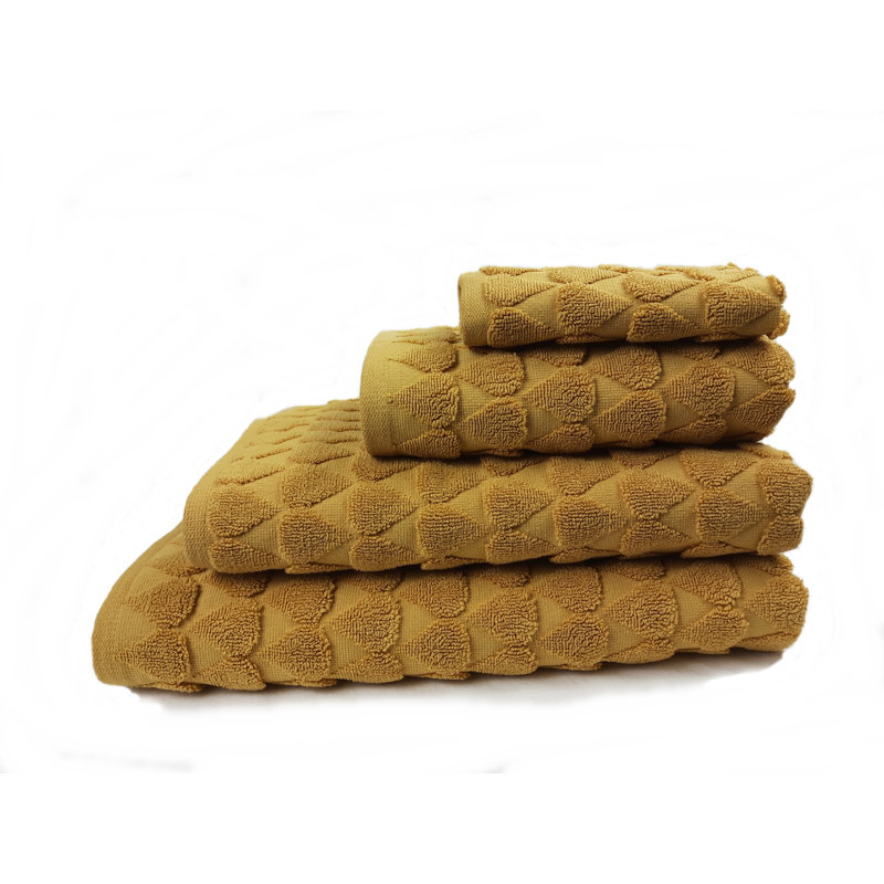 Teardrop Towel Multi-Size Bale, Ochre, Bath Towel - 1 Pack