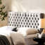 Tête de lit pour grand lit, tapissier gris, style contemporain moderne, tête de lit tapissier avec assemblage inclus, taille, nécessaire-2078850025