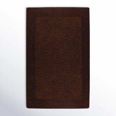 Dolma Handmade Wool Chocolate Area Rug