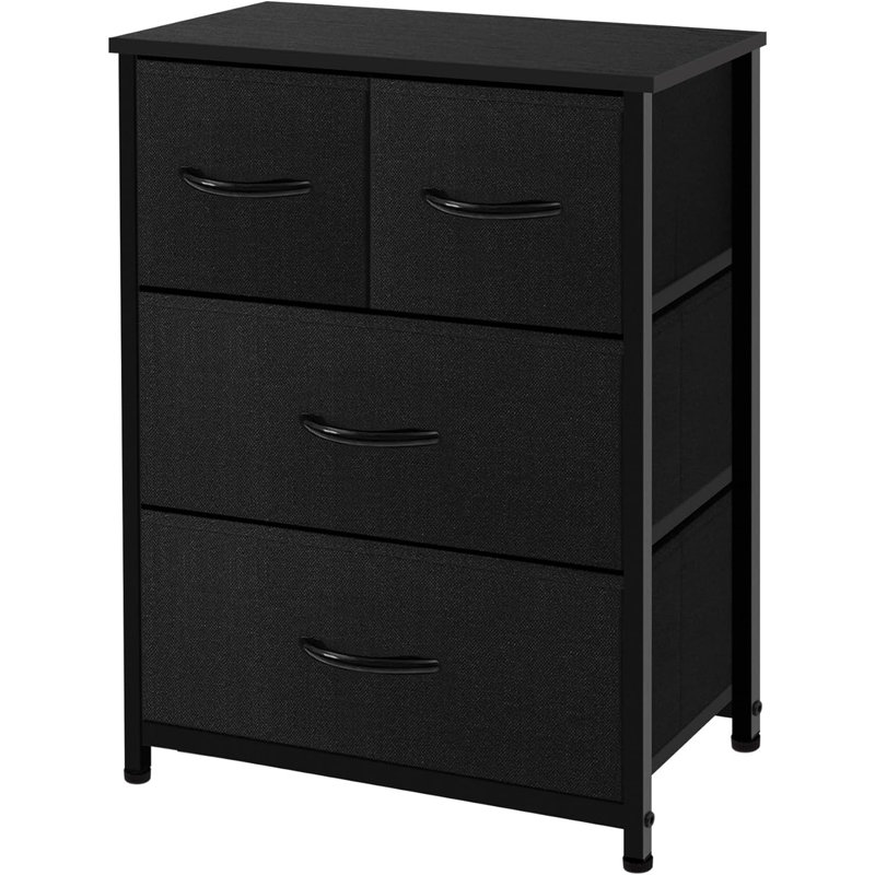 Fosteen 21.2'' W 4 - Drawer Dresser, Black