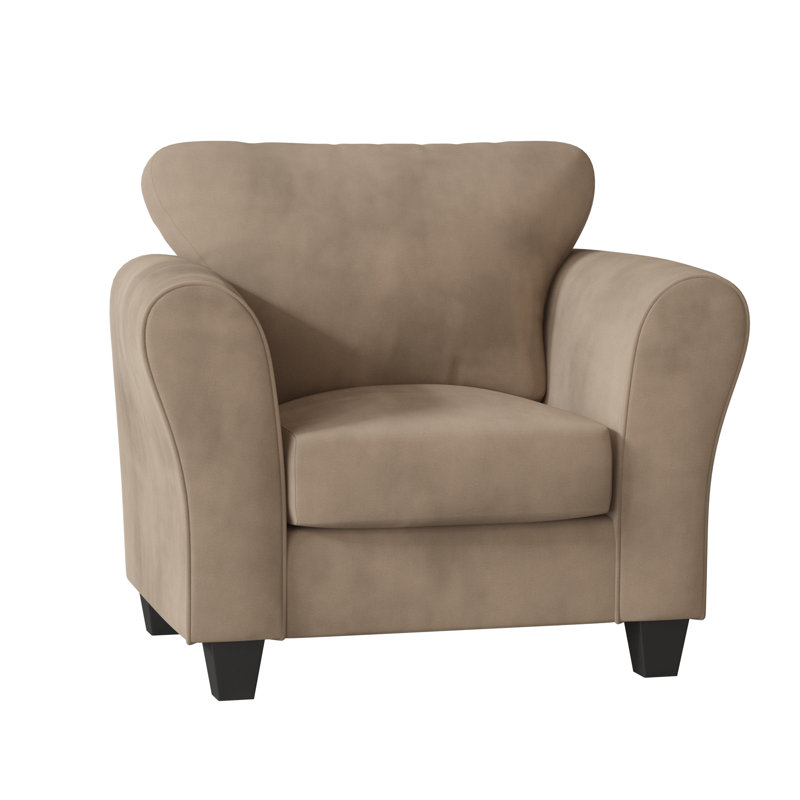 Fredericktown Upholstered Armchair, Bulldozer Chamois