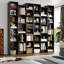 Bibliothèque Beetner H 71,3 "à 8 niveaux, tablettes multimédia (tablettes réglables)-204376145