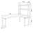 Light-walnut L-Shaped Solid Wood desk-109542603-109542604