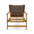 Hampton Wood + Wicker Chaise Lounge-125052895