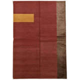 Hand-Knotted High-Quality Red Area Rug