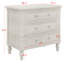 Ensemble de 3 lits plateforme à baldaquin de style champêtre avec 3 têtes de lit à 3 tiroirs-243328201-243328199
