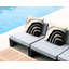 Coussin décoratif intérieur / extérieur en polyester filé Willow-92502666-92502664