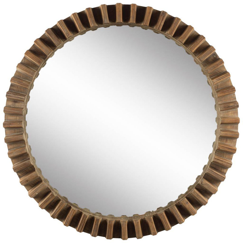 Miroir d'appoint Teston, Brun, 44 po x 44 po