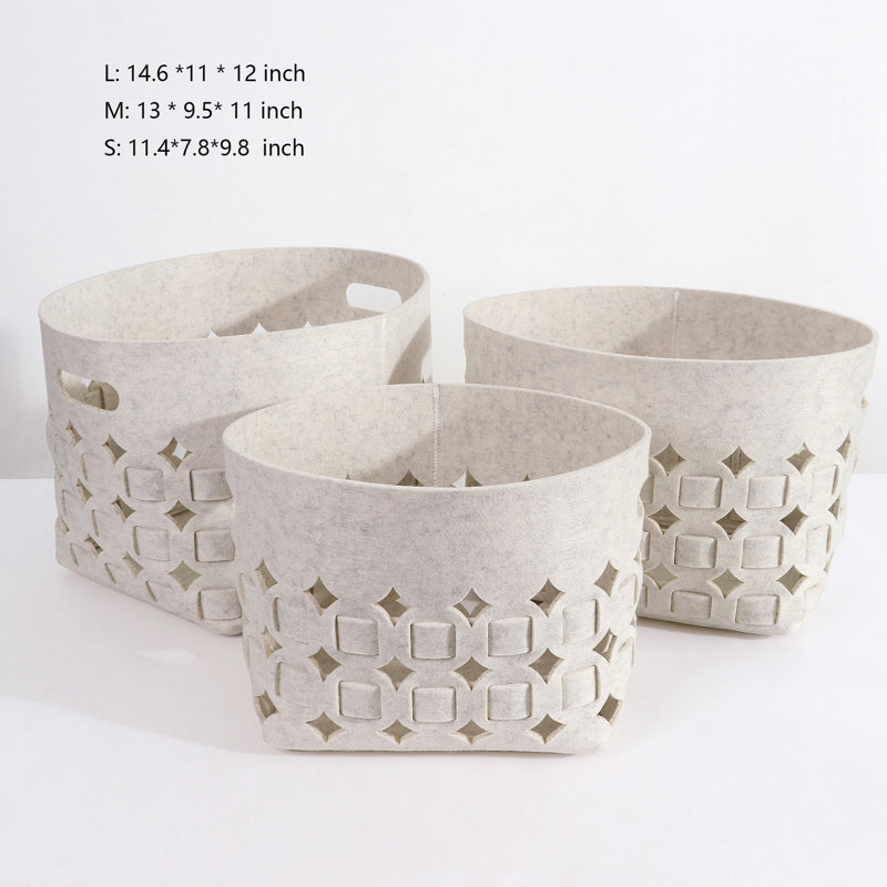 Cubes de rangement en tissu Bayou Breeze