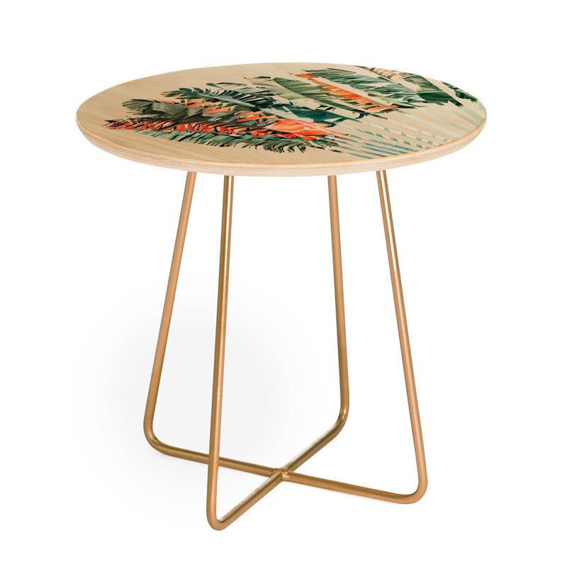 Table de bout ronde Dore Abolina