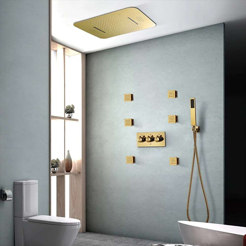 Système de douche thermostatique à DEL Foligno
