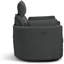 Fauteuil inclinable électrique pivotant gris doux avec appui-tête et repose-pieds réglables, gris
