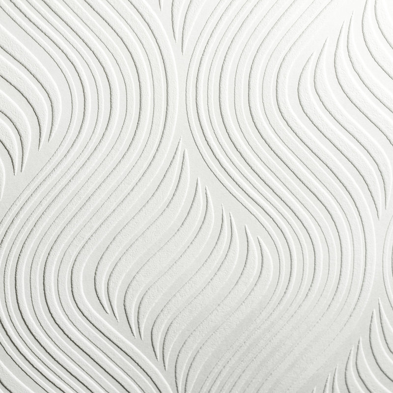 Superfresco Paintable White Durable Heavy Duty 10m x 52cm Matte Wallpaper Roll