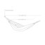 Jacquard Double Hammock - Retro Waves