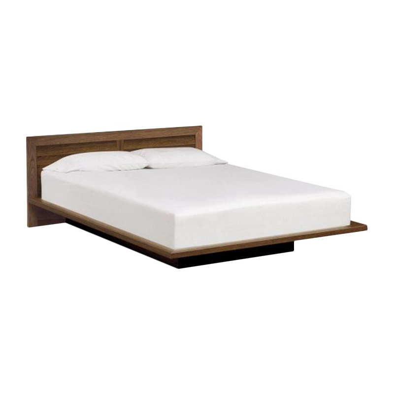 Moduluxe Bed, Natural Walnut, Queen
