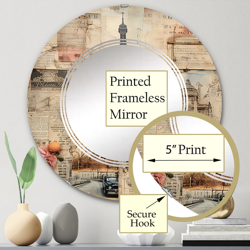 Miroir Madama, 24 po x 24 po