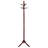 Merlot Coat Rack with Twisted Post