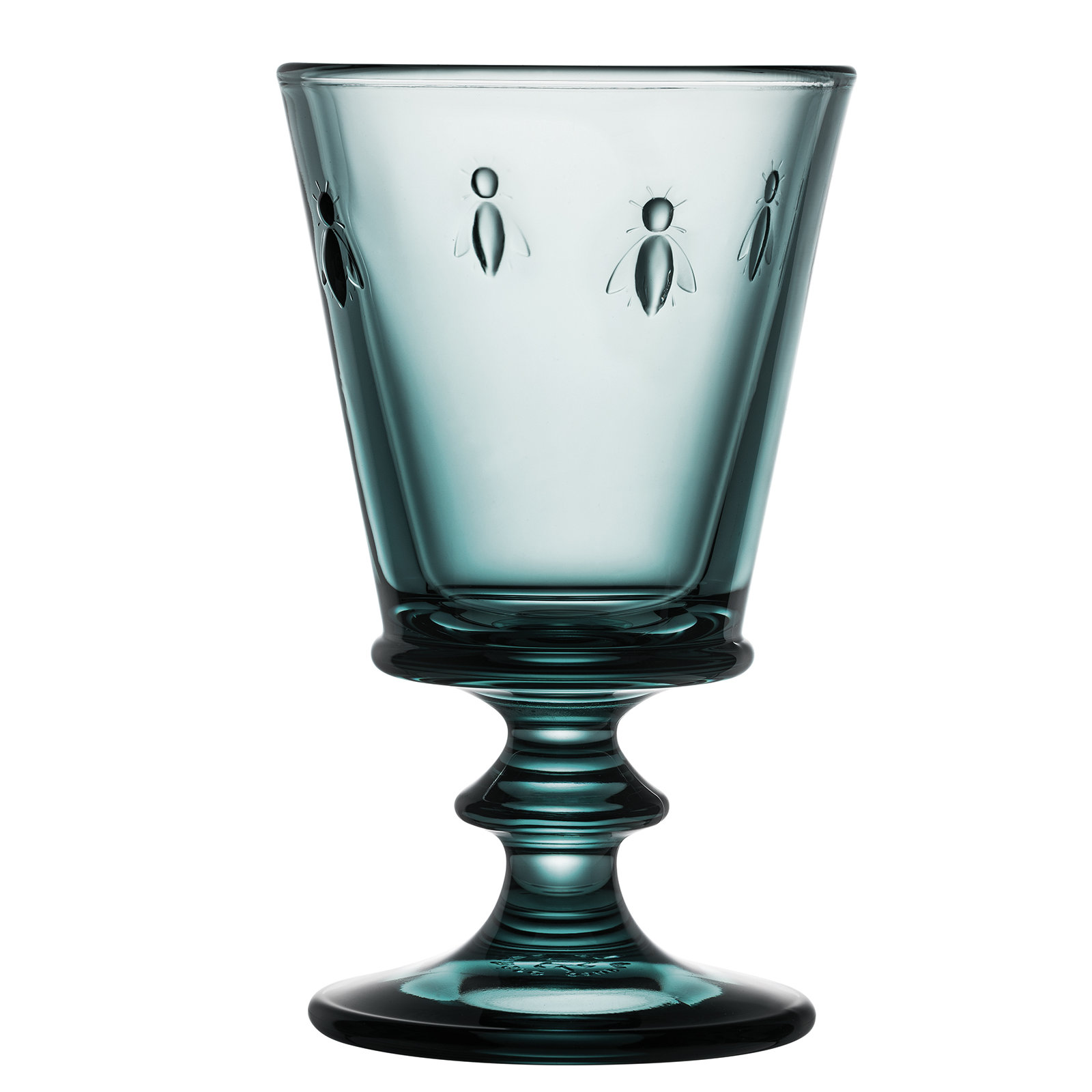 La Rochere Napoleon Bee 9 oz. Wine Glasses, Blue