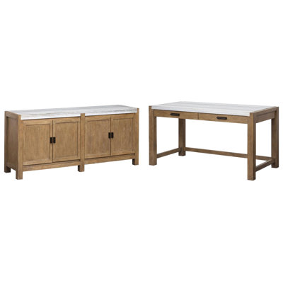 Bureau d'écriture avec console de porte
