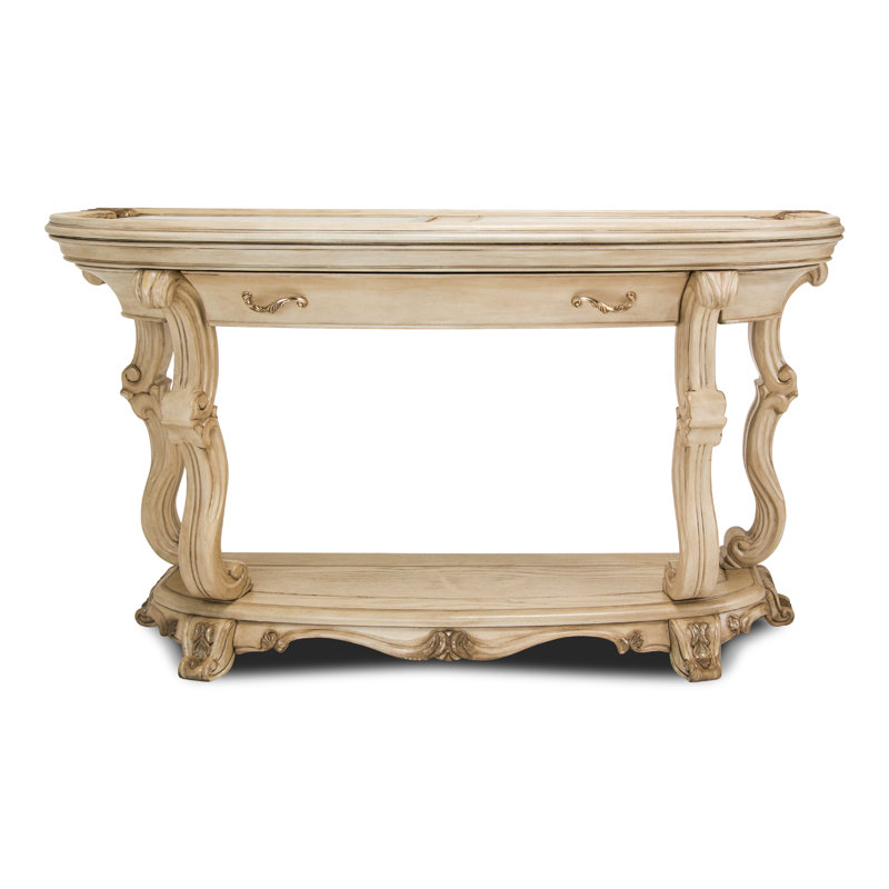 Platine de Royale Console Table, Champagne
