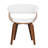 Baumgartner 18.1'' H Polyurethane Upholstered Walnut Armchair-33416471