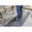 Rouleau de plancher de garage en noir/jaune 2,58 pi. x 2,33 pi. anti fatigue pi. x pi.