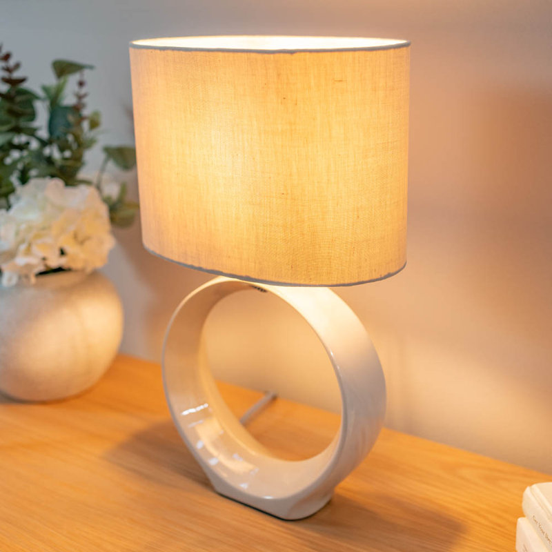 Byrl Ceramic Table Lamp, No