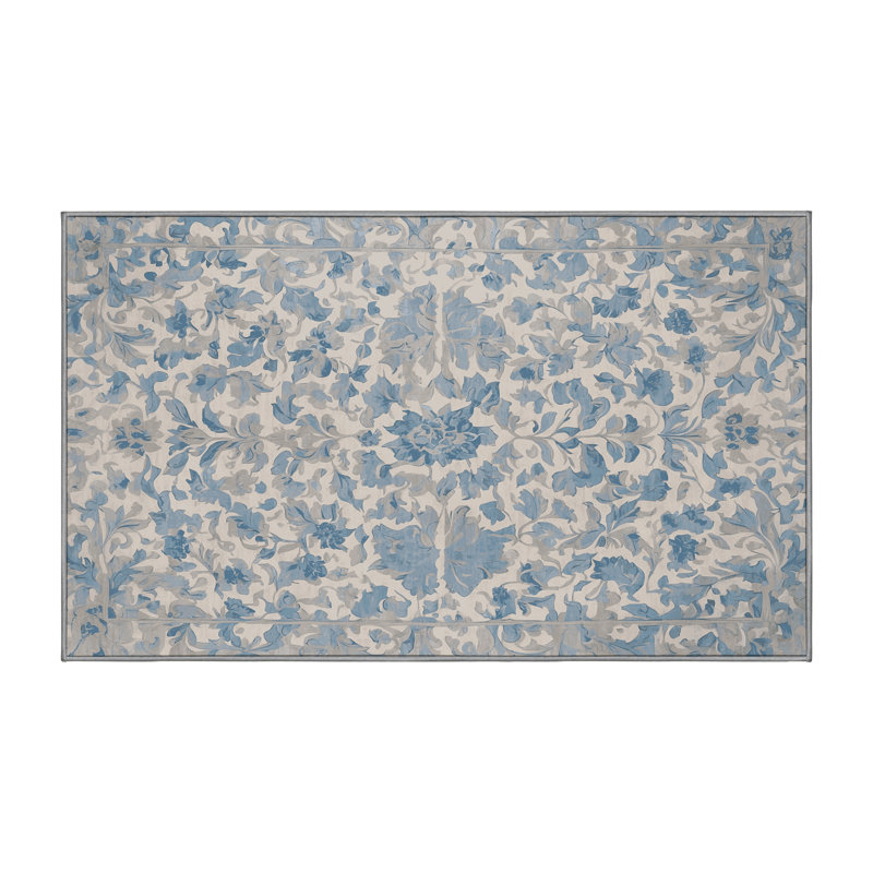 Tapis gris lavable à la machine