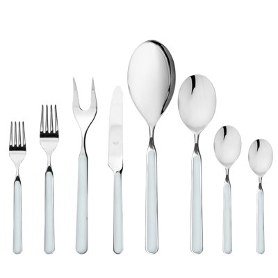 Fantasia Flatware Set - 43 Pieces - Light Blue