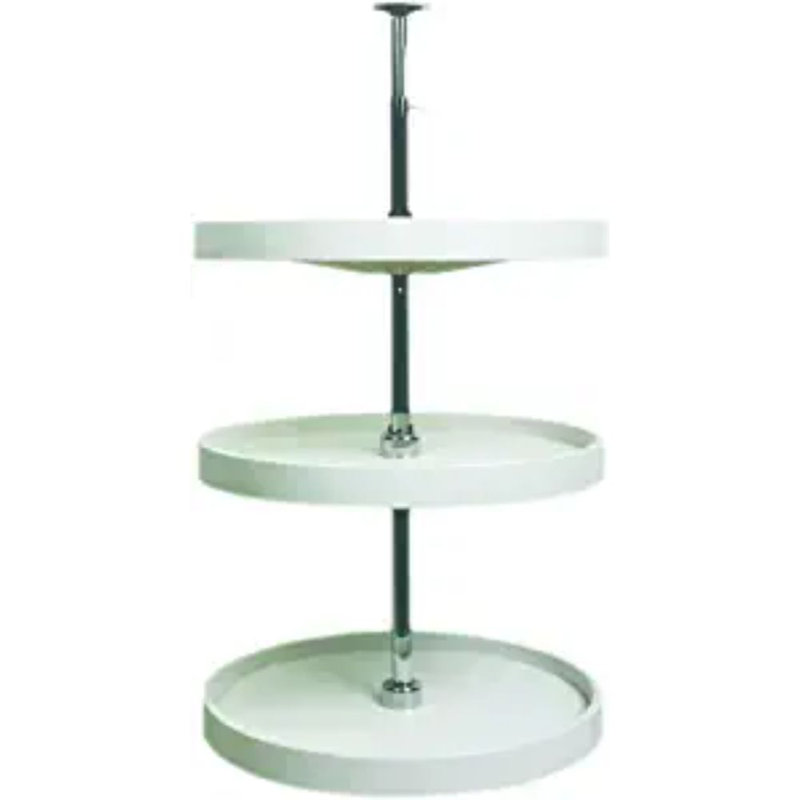Plateau tournant à 3 niveaux, H 40,25 po x l 20 po x P 20 po