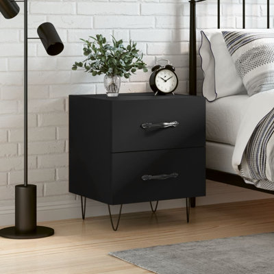 40cm W Iron Bedside Table