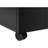 Black Laminate Rolling File Container, For Neat Office Organization Cabinet In Laminate, With Adequate Storage Drawers