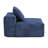 Nikodemos 39.37'' Wide Slipper Chair-1352420253