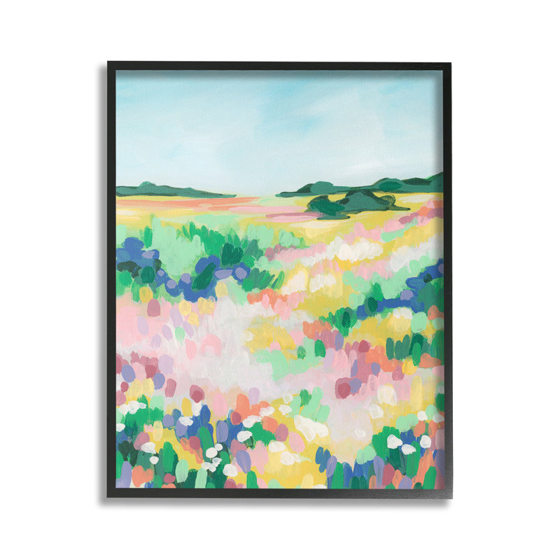 Audacieux, moucheté, paysage, giclée, art, Giclée encadrée noir minuit, H 30 po x l 24 po