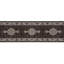Hand-Knotted High-Quality Black and Cream Runner