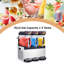 45L Triple Tank Commercial Slush Machine, 860W Stainless Steel Frozen Drink Maker with One-Key Auto-Clean, No Ice Required, Multi-Mode Slushy & Cocktail Machine for Cafes & Large Parties