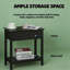 Table de bout mince avec armoire rabattable