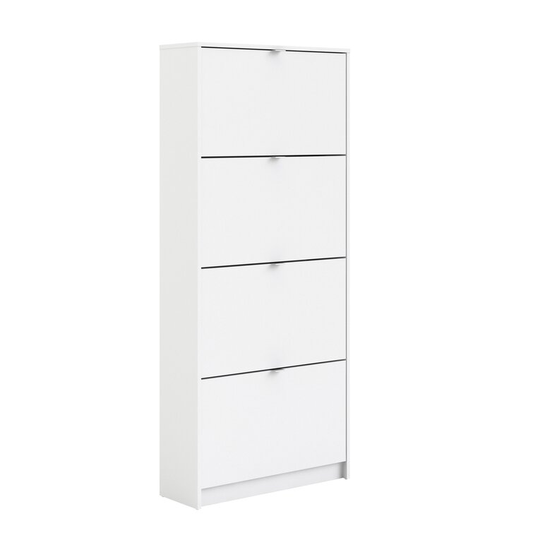 12 Pair Shoe Storage Cabinet Orren Ellis Finish: White