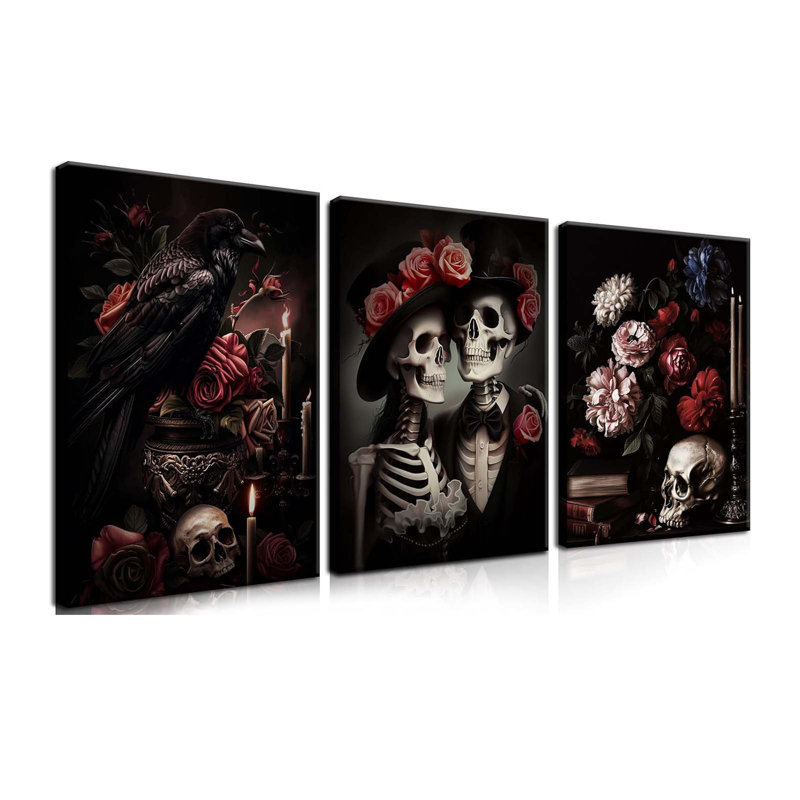 3 Piece Wrapped Canvas Print, 40 cm H x 30 cm W