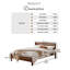 Aichele Classic Solid Wood Bed Frame - Simple Scandi Design, Modern Home-1471458682-1471458683