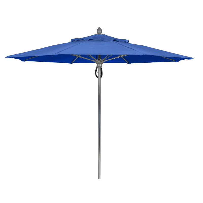 Parasol de marché 11 'Prestige, Bleu pacifique, Terra