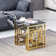 Mercer41 Esmee Glass Top Nesting Coffee Table | Wayfair